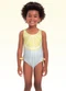 Fakini Kids - Maiô Moda Praia Amarelo - variação: Azul