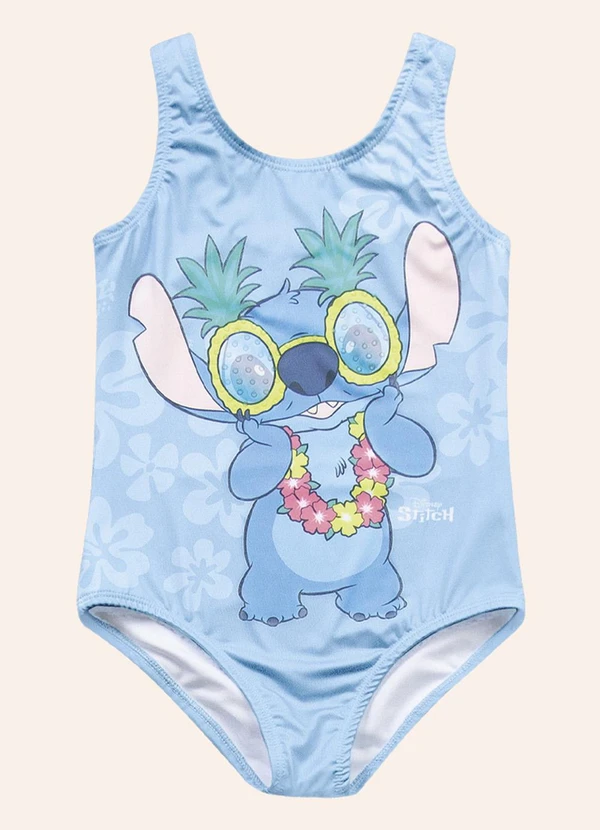 Fakini Kids - Maio Moda Praia Lilo & Stitch Azul 5
