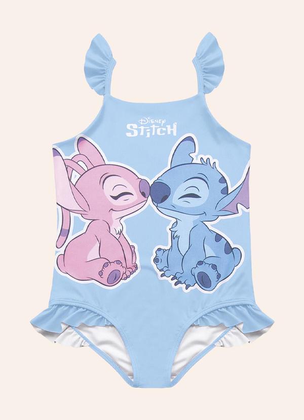 Fakini Kids - Maio Moda Praia Lilo & Stitch Azul