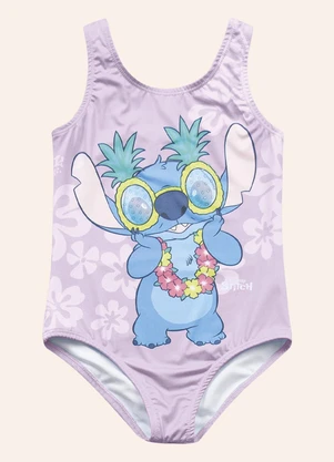 Fakini Kids - Maio Moda Praia Lilo & Stitch Roxo - FAKINI KIDS
