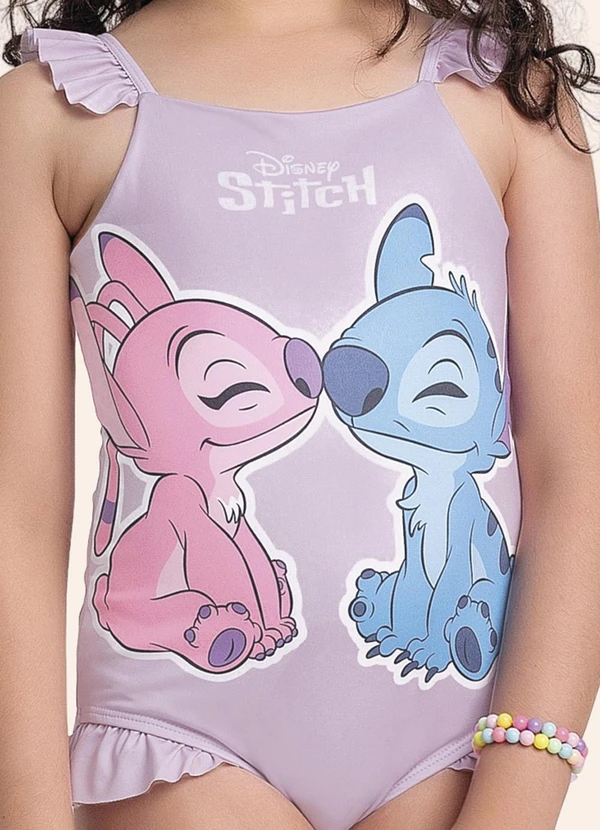 Fakini Kids - Maio Moda Praia Lilo & Stitch Roxo 4
