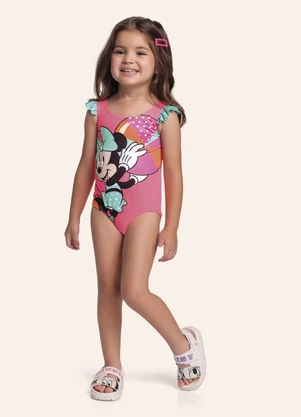 Fakini Kids - Maio Moda Praia Minnie Rosa - FAKINI KIDS