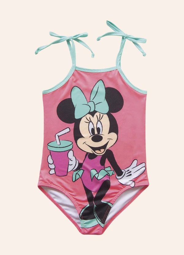 Fakini Kids - Maio Moda Praia Minnie Rosa