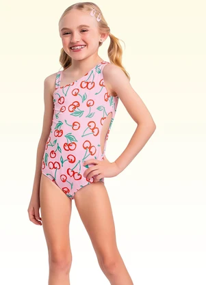 Fakini Kids - Maiô Moda Praia Rosa - FAKINI KIDS