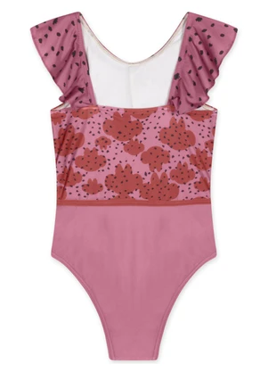 Lilica Ripilica - Maiô Poás Infantil Feminino Rosa - LILICA RIPILICA