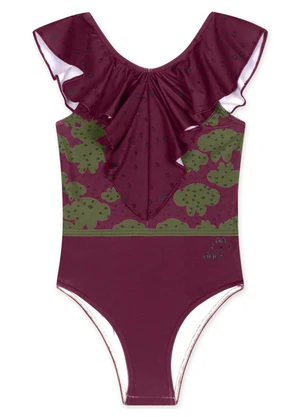 Lilica Ripilica - Maiô Poás Infantil Feminino Vermelho - LILICA RIPILICA