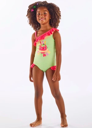 Up Baby - Maiô Poliéster Fps +50 Infantil Verde - UP BABY