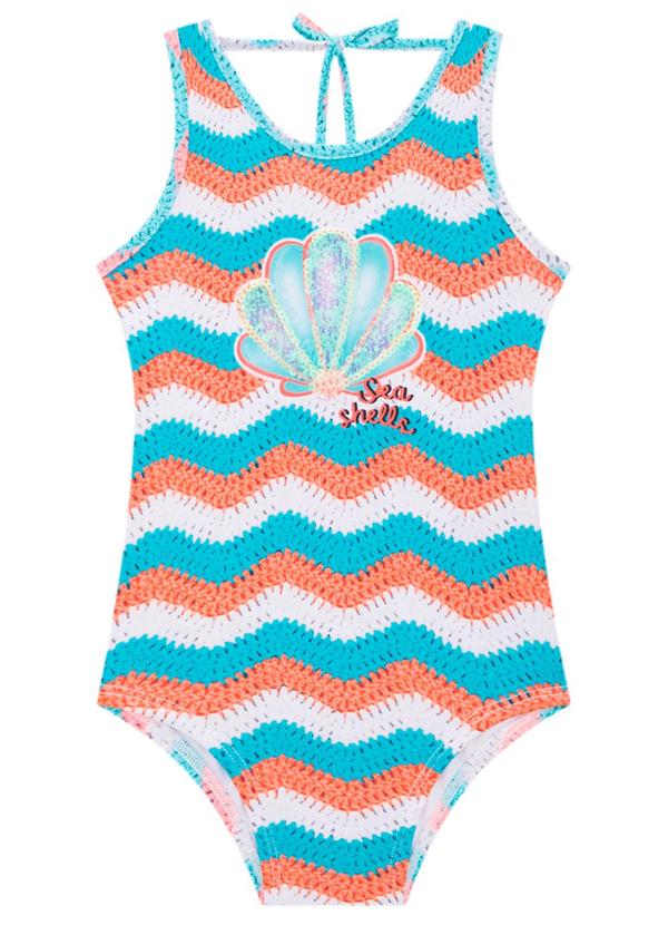 Marlan - Maiô Praia Proteção Uv50+ Crochê Beach Multicores 2