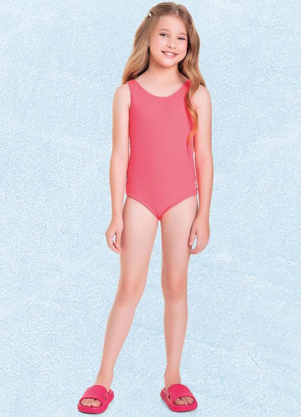 Fakini Kids - Maiô Rosa