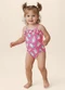 Malwee Kids - Maiô Morangos Uv50+ Vermelho - variação: Rosa Escuro