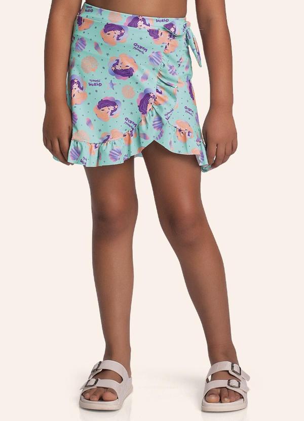 Fakini Kids - Saia Moda Praia Azul