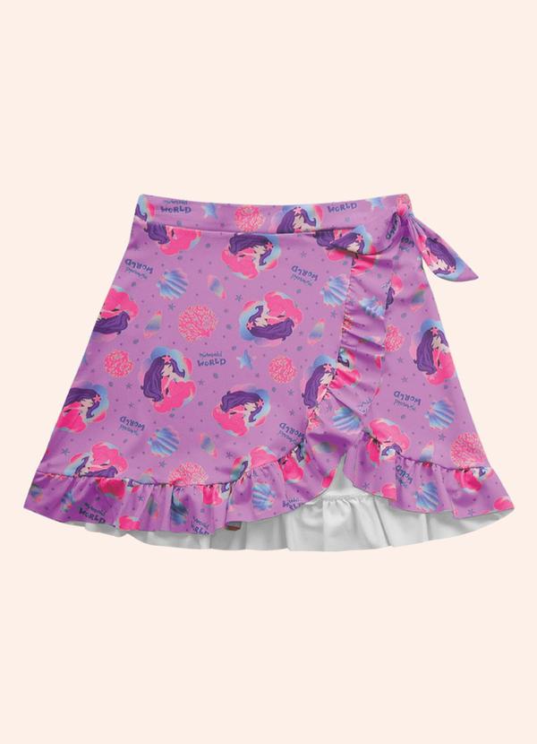 Fakini Kids - Saia Moda Praia Roxo