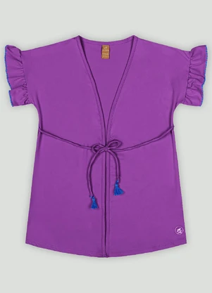 Up Baby - Saída de Praia em Malha Fps+50 Roxo - UP BABY