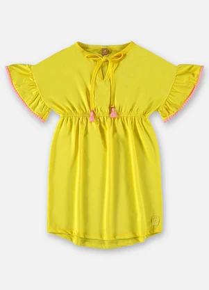 Up Baby - Saída de Praia Infantil Fps+50 Amarelo - UP BABY