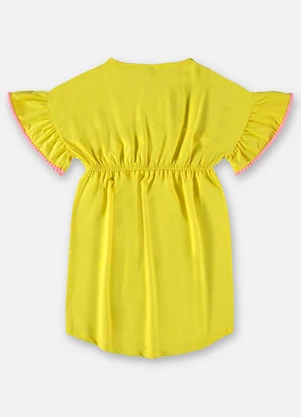Up Baby - Saída de Praia Infantil Fps+50 Amarelo - UP BABY