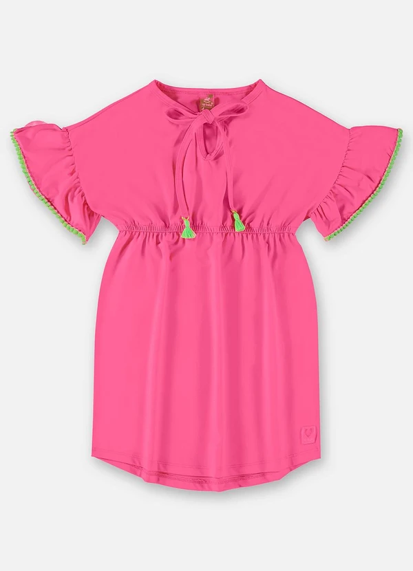 Up Baby - Saída de Praia Infantil Fps+50 Rosa