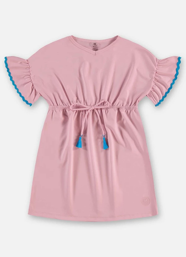 Up Baby - Saída de Praia Infantil Fps +50 Rosa