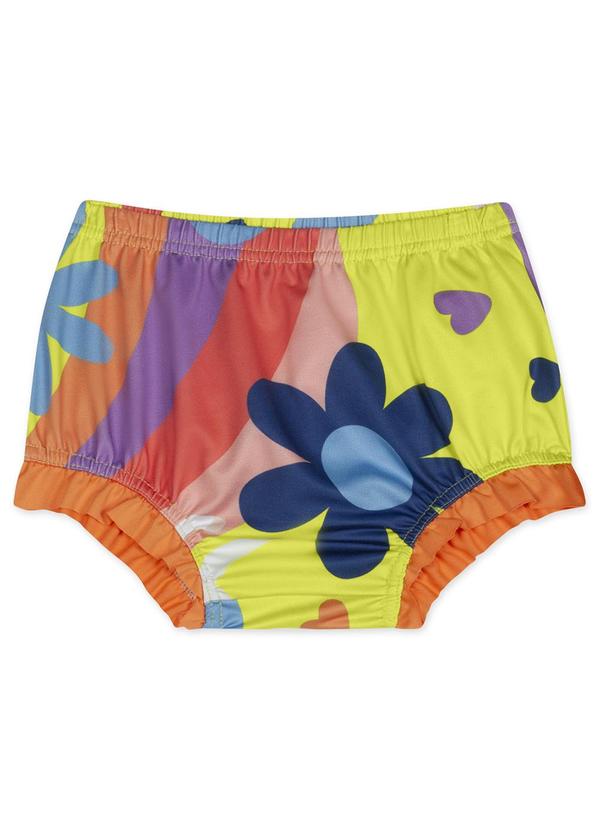 Marisol - Tapa Fralda Proteção Solar Bebê Feminino Verde