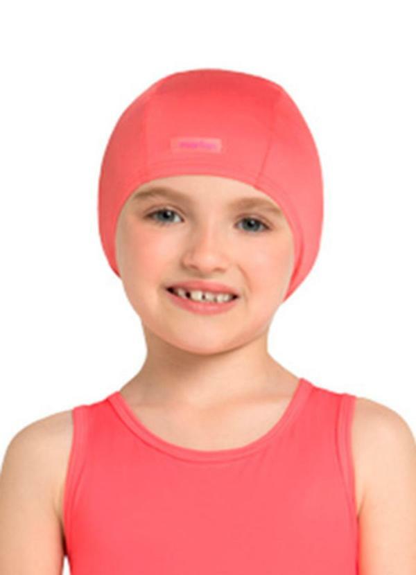Marlan - Touca Menina em Malha Proteção Uv Vermelho