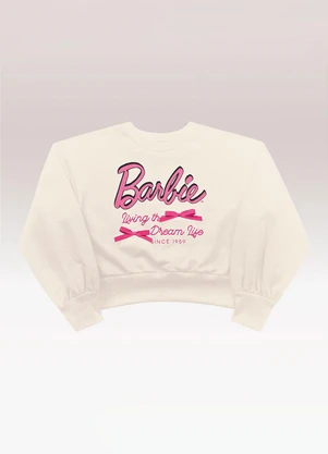 Fakini Kids - Blusão Barbie Bege - FAKINI KIDS