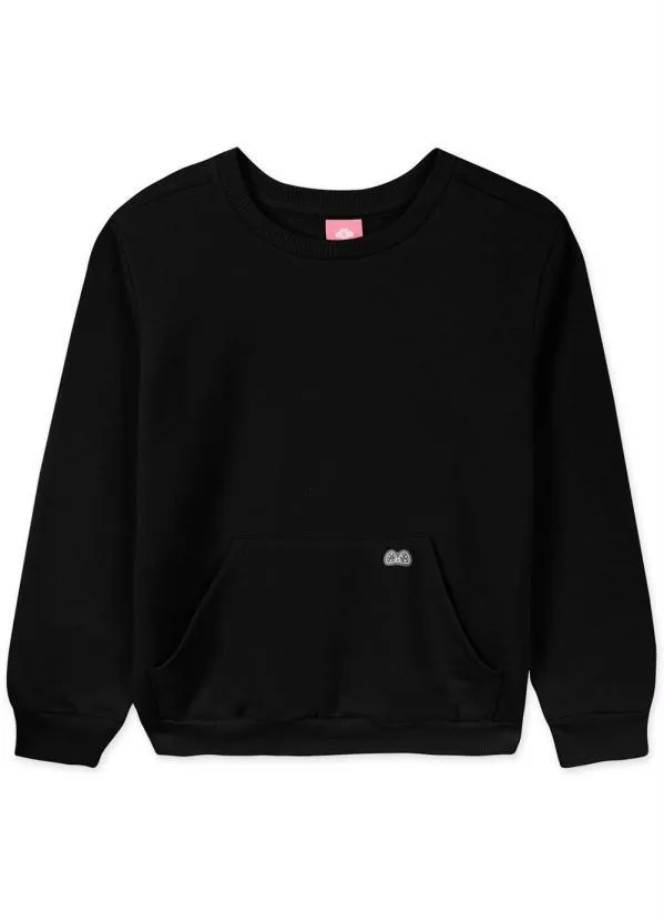 Lilica Ripilica - Blusão Bebê Menina com Aroma Preto