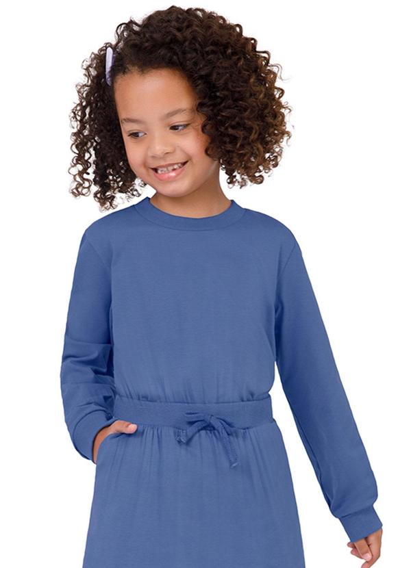 Malwee Kids - Blusão Box em Cotton Menina Roxo