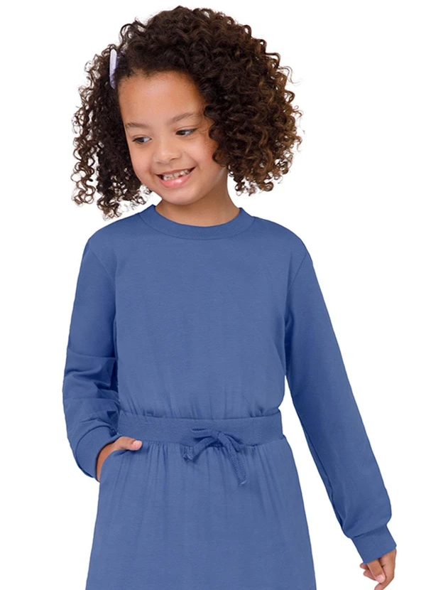 Malwee Kids - Blusão Box em Cotton Menina Roxo