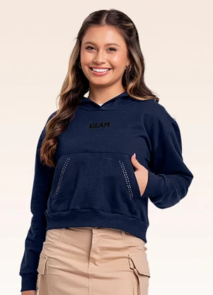 Fakini Kids - Blusão com Capuz Azul - FAKINI KIDS