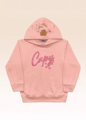 Fakini Kids - Blusão com Capuz Rosa - FAKINI KIDS