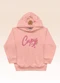 Fakini Kids - Blusão com Capuz Bege - variação: Rosa