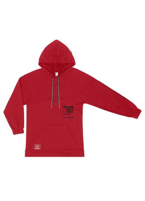 Rovitex Teen - Blusao com Capuz Vermelho