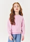 Abrange - Blusão com Glitter Infantil Menina Rosa - variação: Rosa