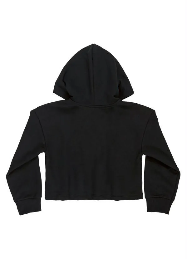 Gloss - Blusão Cropped Juvenil Menina Preto 6
