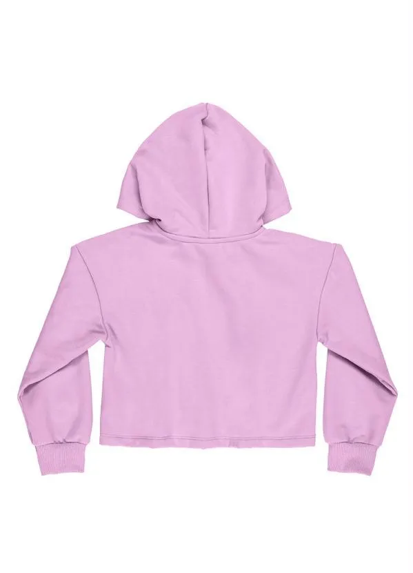 Gloss - Blusão Cropped Juvenil Menina Roxo 2