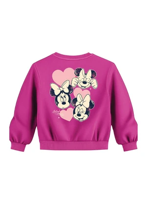 Malwee Kids - Blusão em Moletom Minnie Mouse® Rosa Escuro - MALWEE KIDS