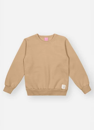 Abrange - Blusão Felpado Infantil Menina Bege - ABRANGE