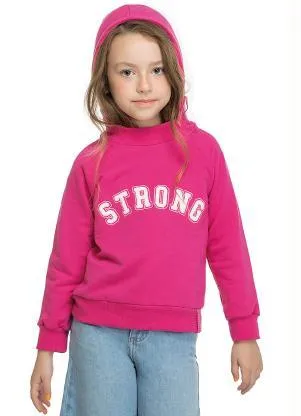 Trick Nick - Blusão Infantil com Capuz Rosa - TRICK NICK
