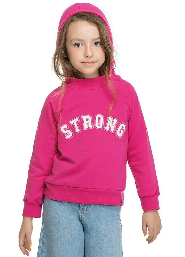 Trick Nick - Blusão Infantil com Capuz Rosa