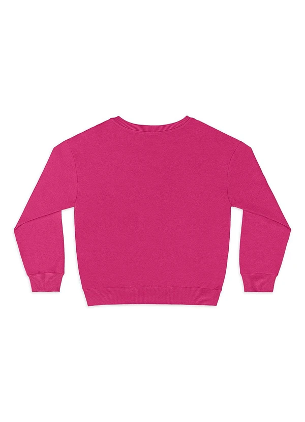 Quimby - Blusão Infantil em Molecotton Felpado Rosa 4