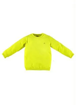 Up Baby - Blusão Infantil Menina de Moletom Verde - UP BABY