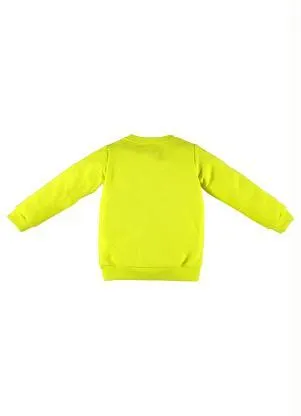 Up Baby - Blusão Infantil Menina de Moletom Verde - UP BABY