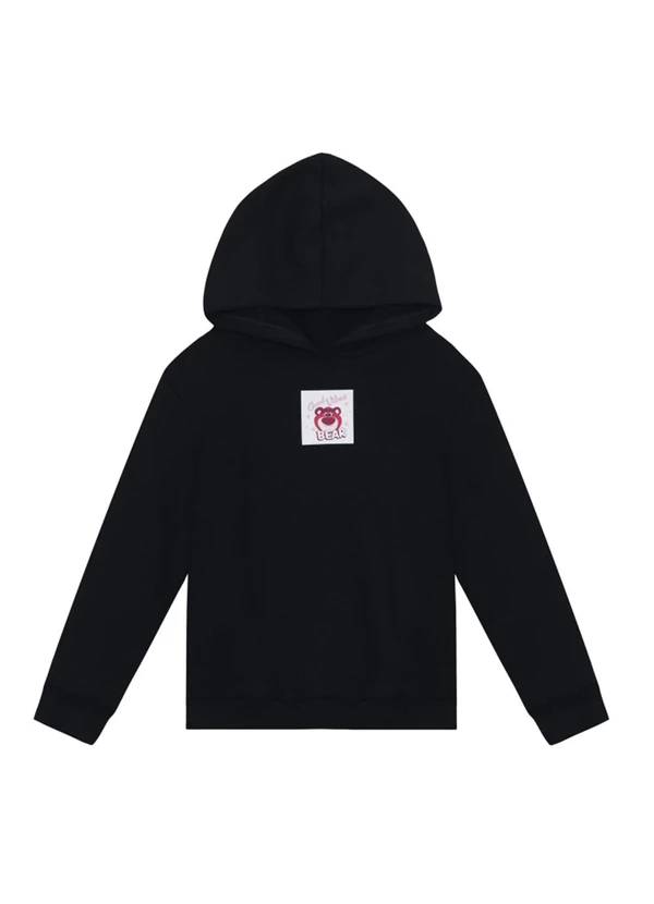 Brandili - Blusão Infantil Menina do Lotso Preto 5