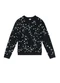 Brandili - Blusão Infantil Menina em Moletom Preto - variação: Preto