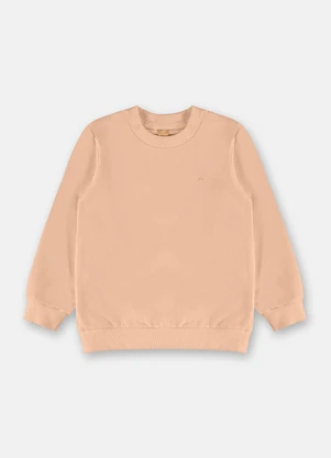 Up Baby - Blusão Infantil Molecotton Marrom - UP BABY