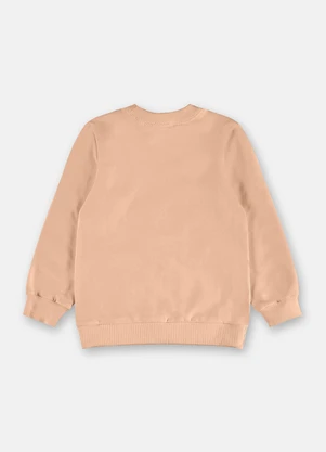 Up Baby - Blusão Infantil Molecotton Marrom - UP BABY