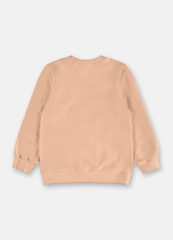 Up Baby - Blusão Infantil Molecotton Marrom 2