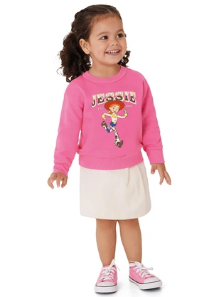 Malwee Kids - Blusão Jessie® em Moletom Rosa - MALWEE KIDS