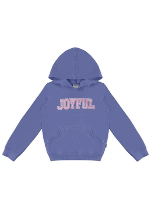 Malwee Kids - Blusão Joyful em Moletom MeninaRoxo - MALWEE KIDS