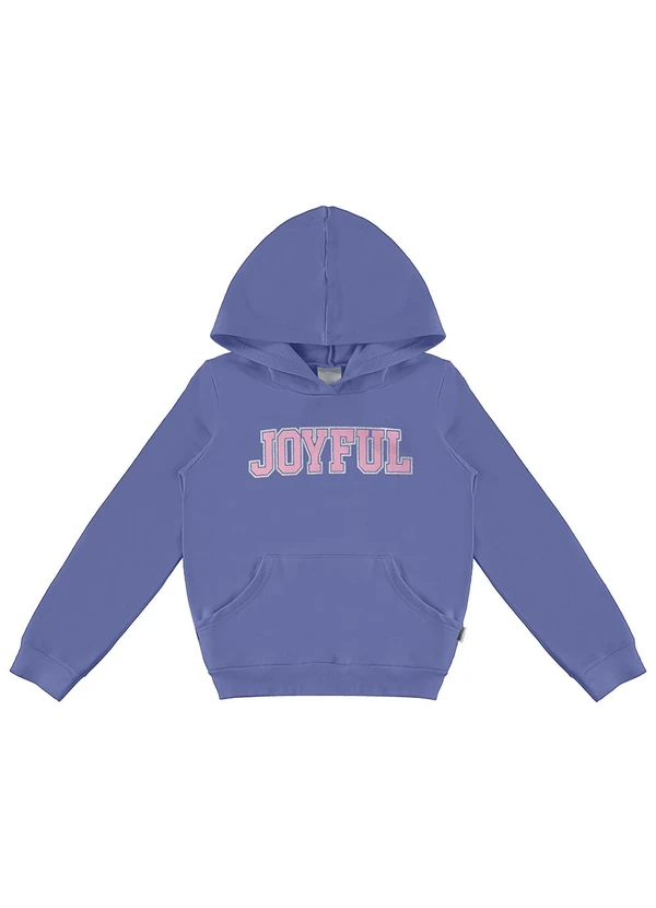 Malwee Kids - Blusão Joyful em Moletom MeninaRoxo