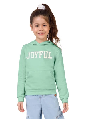 Malwee Kids - Blusão Joyful em Moletom Verde - MALWEE KIDS